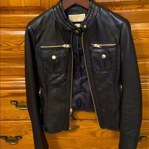 Michael Kors genuine leather jacket